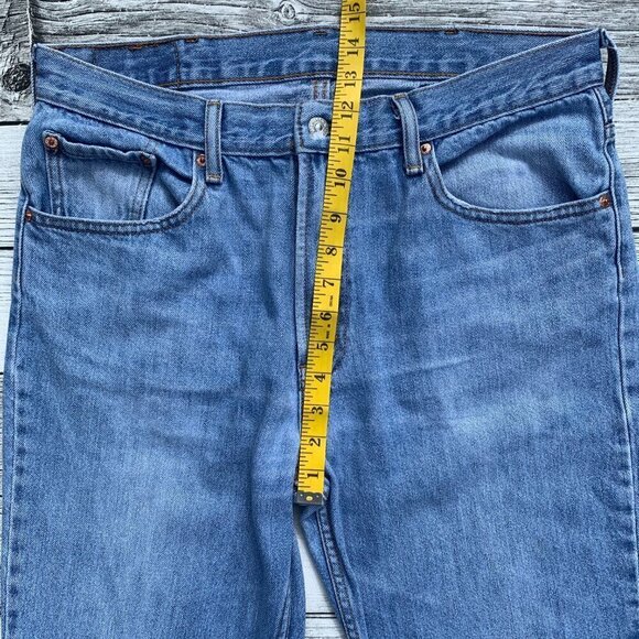 Levi's 516 Slim Fit  Blue Denim Jeans - Picture 7 of 9